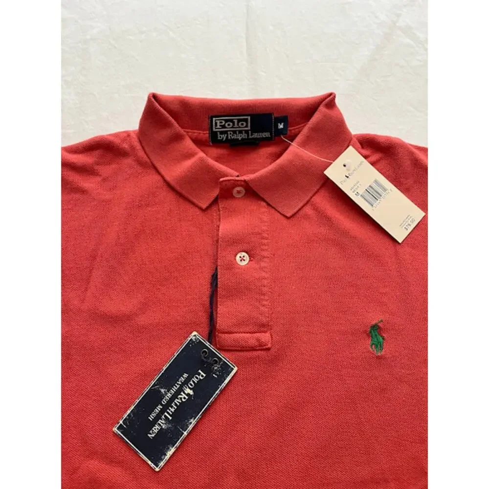 VTG 80’s Polo by Ralph Lauren Watermelon Short Sleeve Polo Shirt NWT